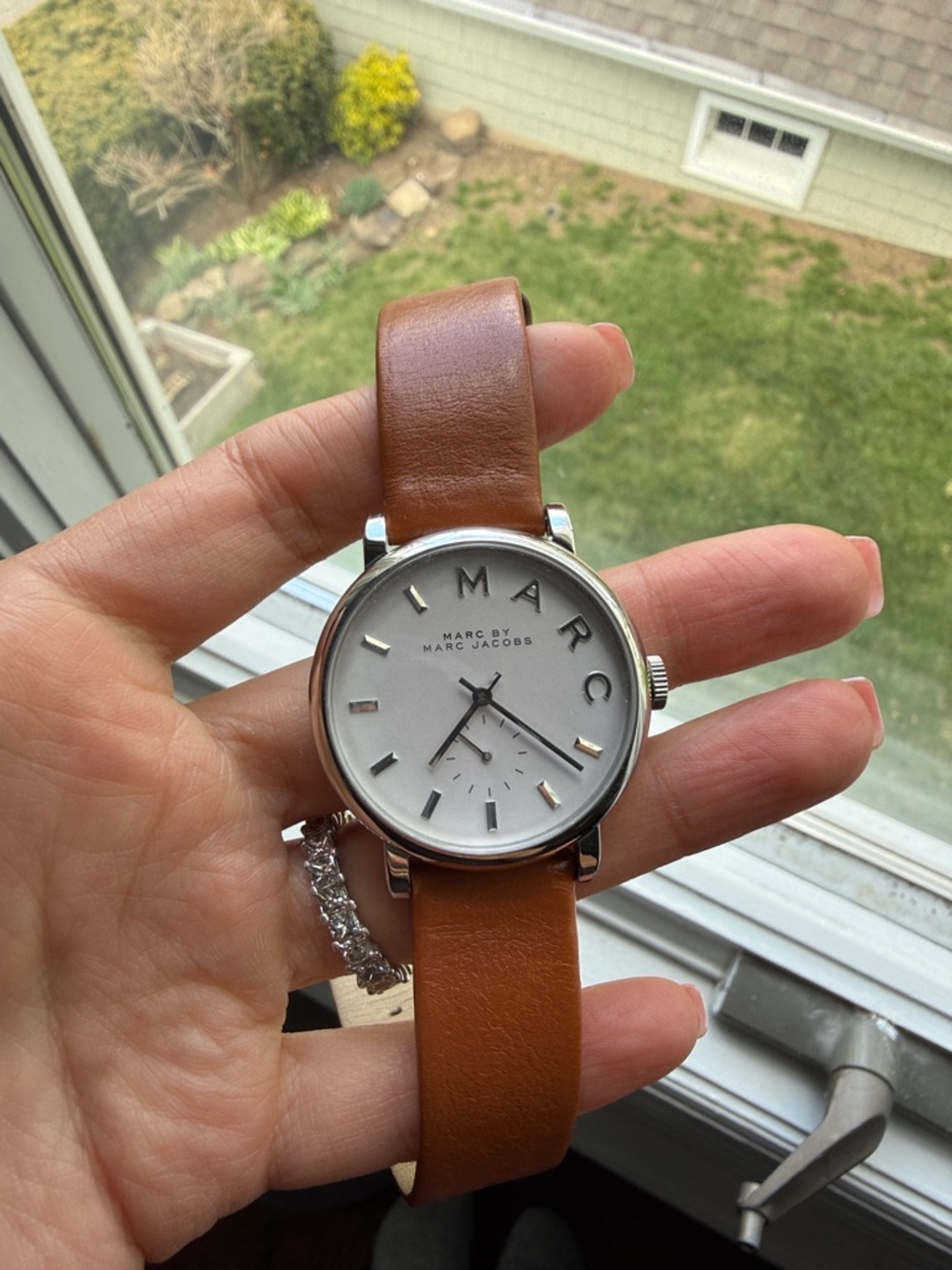 Marc by Marc Jacobs Baker white dial women's watch